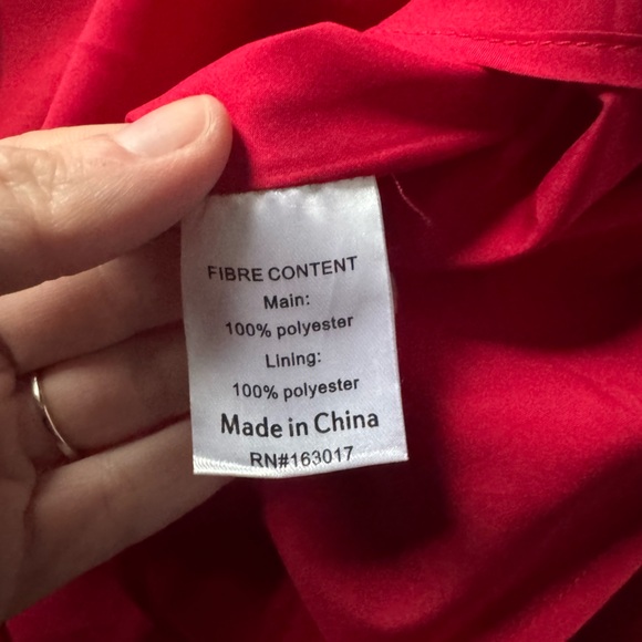 Princess Polly Radioactive satin square neck maxi dress in red 4 - Picture 8 of 9